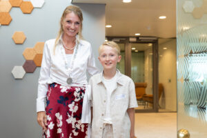 Bram Verkerk eerste kinderburgermeester van de gemeente Nijkerk