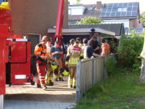 Brandweer Nijkerk druk met stormschade na stevige windstoten